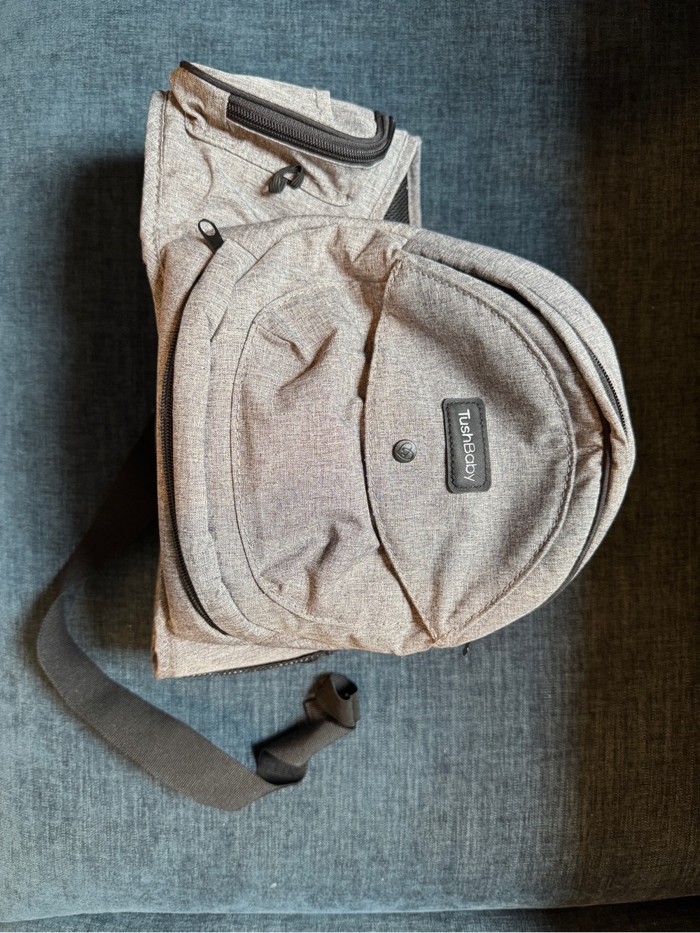 Gray Tushbaby hip carrier